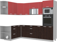 

Готовая кухня Интерлиния, Мила Лайт 1.68x2.6 левая без столешницы