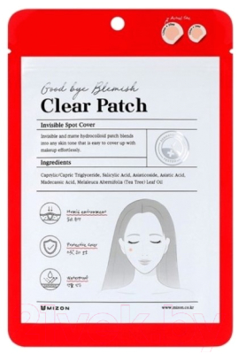 Маска-патч для лица Mizon Good Bye Blemish Clear Patch (44шт)