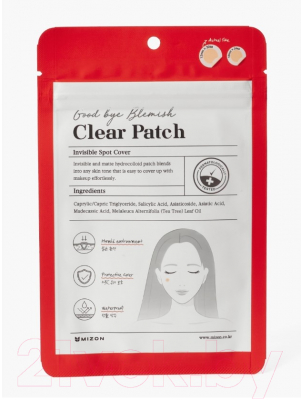 Маска-патч для лица Mizon Good Bye Blemish Clear Patch (44шт)