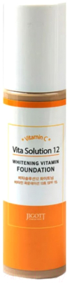 Тональный крем Jigott Vita Solution 12 Whitening Vitamin Foundation тон 21 (100мл)