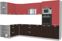 

Готовая кухня Интерлиния, Мила Лайт 1.68x3.2 левая без столешницы