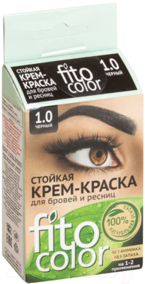 Изображение товара Краска для бровей Fito Косметик Fito Color (2x2мл, черный)