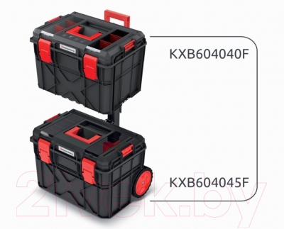 Ящик для инструментов Kistenberg X-Block Log Mobile Tool Box Set / KXBS604085F-S411