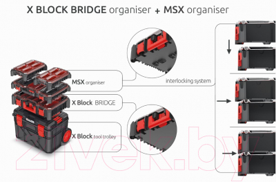 Органайзер для инструментов Kistenberg X-Block Bridge Organiser / KXBB5540B