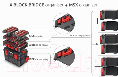 Органайзер для инструментов Kistenberg X-Block Bridge Organiser / KXBB5540S