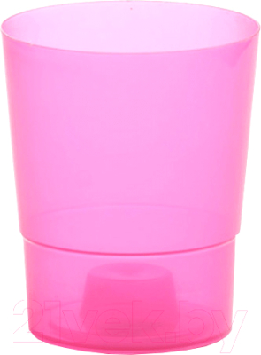 Кашпо Prosperplast Coubi DSTO125-CR95G (прозрачно-розовый)