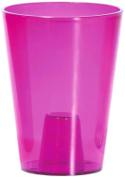Кашпо Prosperplast Coubi DUS130P-CPR9 (прозрачно-розовый) - 