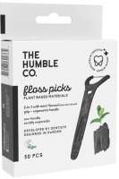 Зубная нить The Humble Charcoal с ручкой 50-Р DFP8004 - 