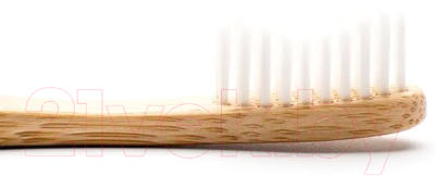 Зубная щетка The Humble Бамбуковая для взрослых со средней щетиной белый / AMK003