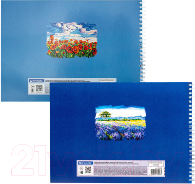 Изображение товара Альбом для рисования Brauberg Летний пейзаж / 106328 (в ассортименте)
