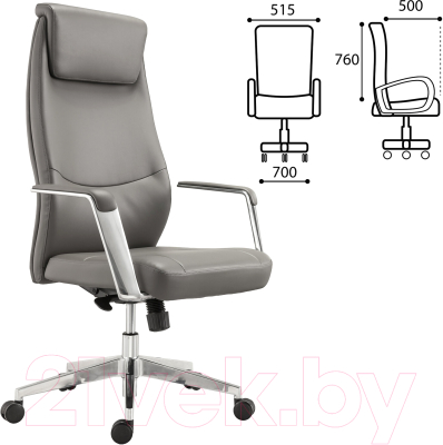 Кресло офисное Brabix Premium Jazz EX-757 / 532490 (серый)