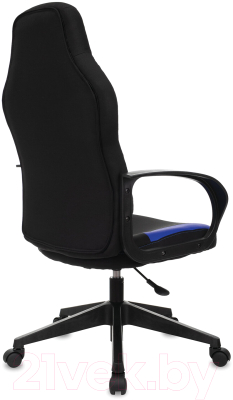 Кресло геймерское Brabix Alpha GM-018 / 532638 (черный/синий)