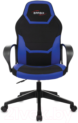 Кресло геймерское Brabix Alpha GM-018 / 532638 (черный/синий)