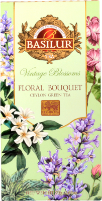 Чай листовой Basilur Винтажные цветы. Цветочный букет / 12619 (75г)