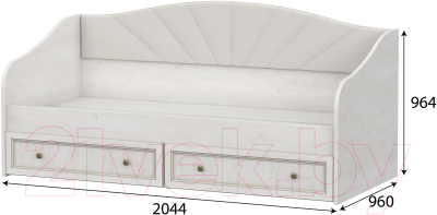 Панель для кровати SV-мебель Александрия ЩМ-106 (бежевый)