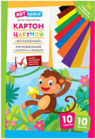 

Набор цветного картона ArtSpace, Обезьянка / Нк10-10_28660