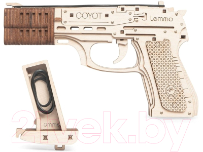 Пистолет игрушечный Lemmo Пистолет-резинкострел Койот / 01-92