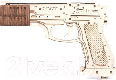 Пистолет игрушечный Lemmo Пистолет-резинкострел Койот / 01-92