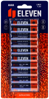 Комплект батареек Eleven AAA LR03 алкалиновые ВС10 (10шт) - 