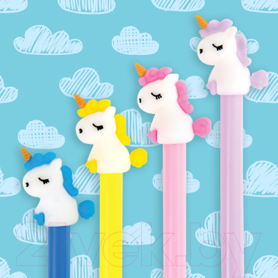 Изображение товара Ручка шариковая Юнландия Единорог / 143805 (в ассортименте)