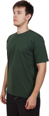 Футболка Premier Textile Х/б 160гр (XL, темно-зеленый)