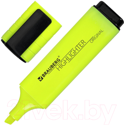 Текстовыделитель Brauberg Original Neon / 152211 (желтый)