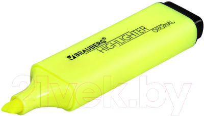 Текстовыделитель Brauberg Original Neon / 152211 (желтый)