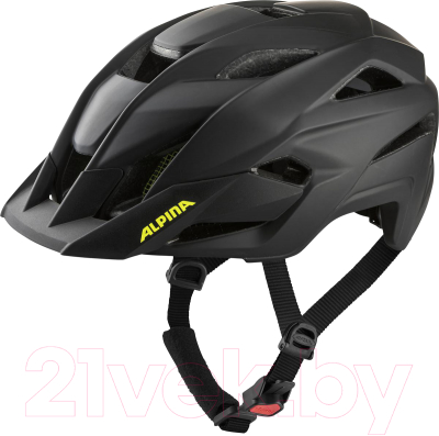 Защитный шлем Alpina Sports 2022 Kamloop / A9769-33 (р-р 60-64, черный/неон желтый матовый)