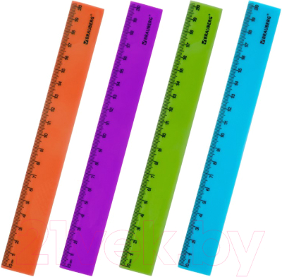 Изображение товара Линейка Brauberg Neon / 210773 (в ассортименте)