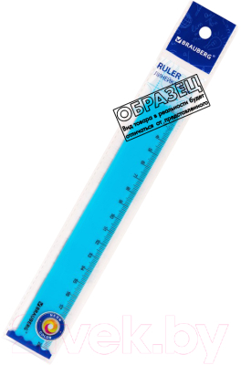 Изображение товара Линейка Brauberg Neon / 210773 (в ассортименте)