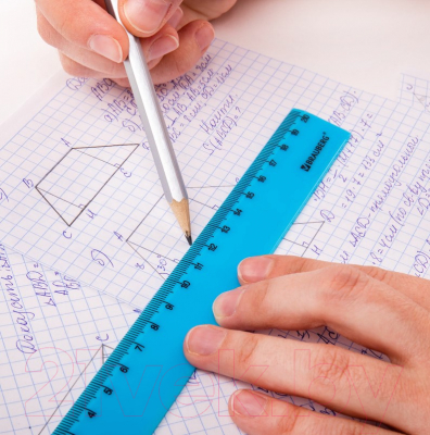 Изображение товара Линейка Brauberg Neon / 210773 (в ассортименте)