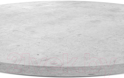 Обеденный стол Sheffilton SHT-TU10/90 ЛДСП (белый/бетон чикаго светло-серый)