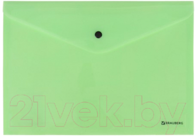 Изображение товара Папка-конверт Brauberg Pastel / 270477 (мятный)