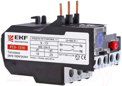 Реле тепловое EKF PROxima РТЭ-1314 7-10А / rel-1314-7-10