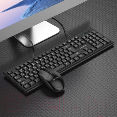 Клавиатура+мышь Borofone BG6 (черный)