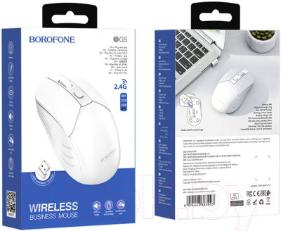Мышь Borofone BG5 (белый)