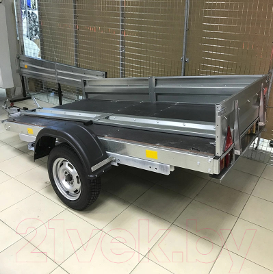 Изображение товара Прицеп для автомобиля Avtos А30М1В (3000x1300x300, R13, ресс. 3302 ГАЗ-2лист, тент 800мм)