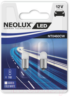 Комплект автомобильных ламп NEOLUX  NT0460CW-02B