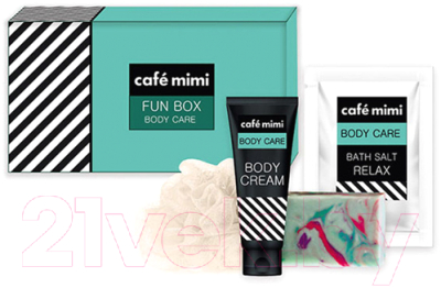 

Набор косметики для тела Le Cafe de Beaute, Cafe Mimi Fun Box крем д/тела 100мл+глицериновое мыло 100г