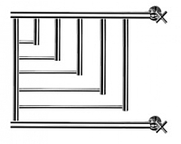 

Полотенцесушитель водяной НИКА, ПМ-5 50x60 / 720560200