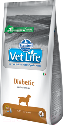 Сухой корм для собак Farmina Vet Life Natural Diet Dog Diabetic (2кг)