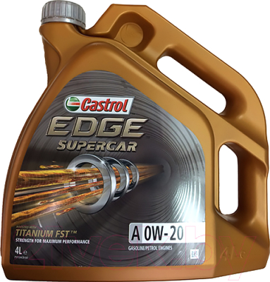 

Моторное масло Castrol, Edge Supercar A 0W20 API SN ILSAC GF-5 / 15AC99