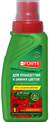 Удобрение Bona Forte Для пуансеттий и цветущих зимой цветов BF21010341 (285мл)