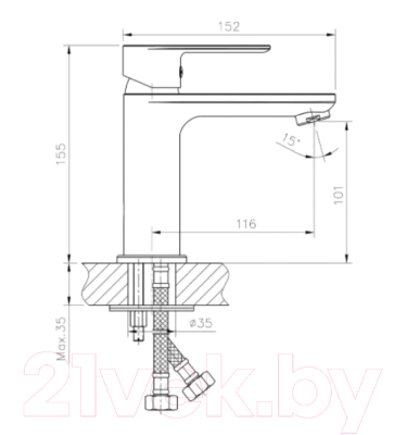 Смеситель Haiba HB10505-8