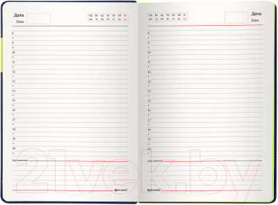 Изображение товара Ежедневник Brauberg Aim / 113423 (темно-синий)