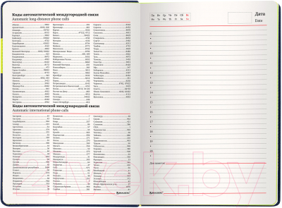 Изображение товара Ежедневник Brauberg Aim / 113423 (темно-синий)