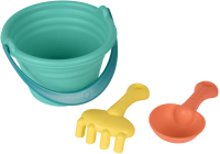 

Набор игрушек для песочницы Maxitoys, Ведерко, лопатка, грабельки / MT-52026