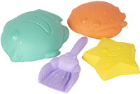 

Набор игрушек для песочницы Maxitoys, Лопатка и формочки / MT-102019-2