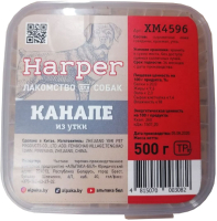 Лакомство для собак HARPER Канапе из утки / XM4596 (500г) - 