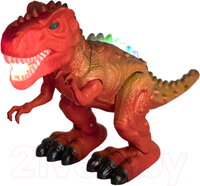 Интерактивная игрушка Bondibon Динозавр Тираннозавр / ВВ5456-А (оранжевый)